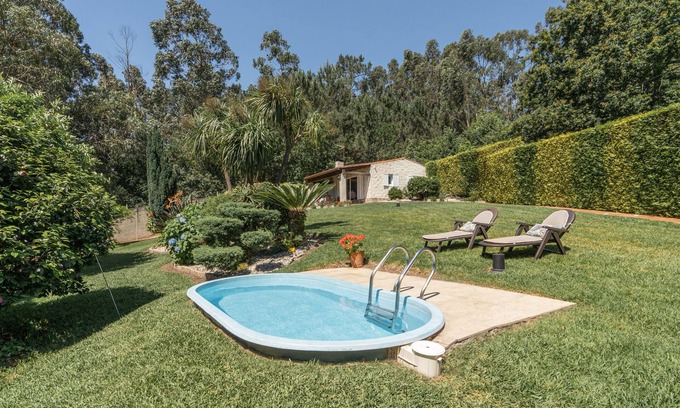 Boiro Cabaña | Casa 7 minutos andando de la playa con jardin y piscina