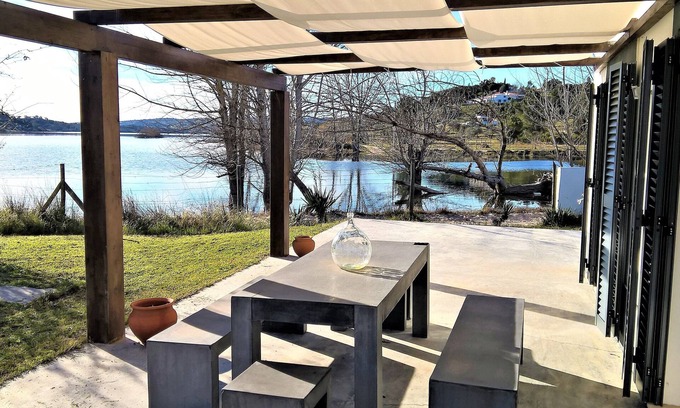Ponte de Sor Cabaña | Casa en la presa de Montargil - En el agua