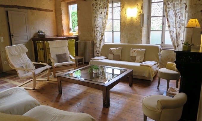 Mamers Cabaña | Casa rural "4 épis": 3 dormitorios y 3 baños, jardín. Cerca de la piscina. 2 horas de París