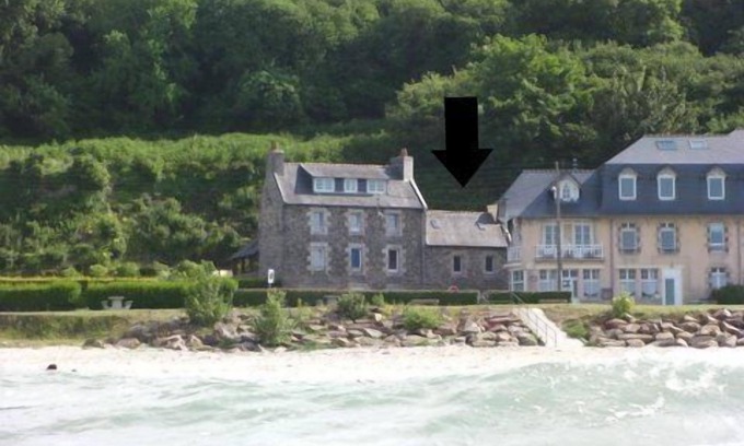 Plestin-les-Greves Casa | Casa frente enorme playa de San Efflam
