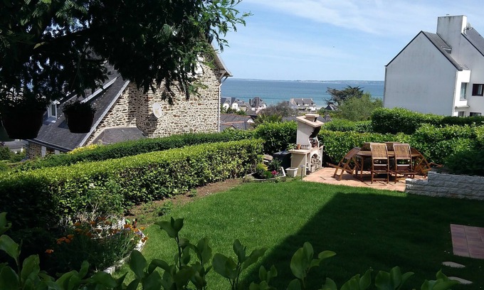 Plerin Casa | CASA FRENTE AL MAR 150 M DE LA PLAYA Rosarios cerca de Saint Brieuc
