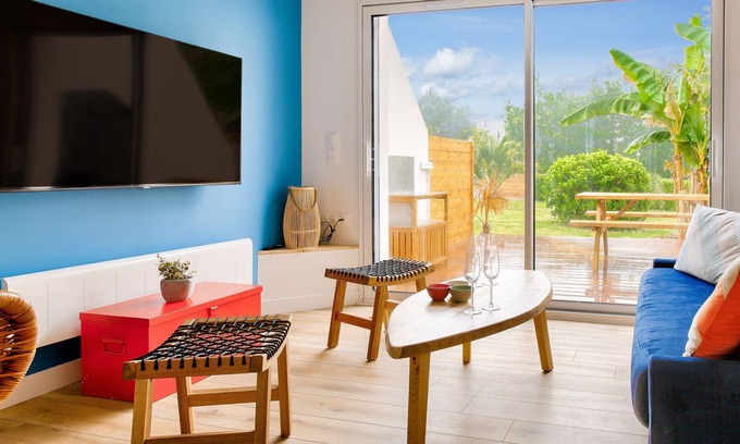 Fouesnant Chalet De Esquí | Casa para 4 - Jardín y terraza - Fouesnant
