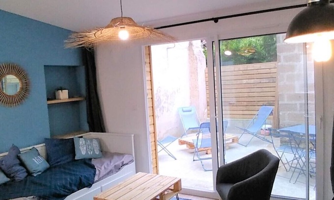 Saint-Brieuc Casa | Casa para 4 viajeros, con patio privado, entre el centro de la ciudad y el puerto.