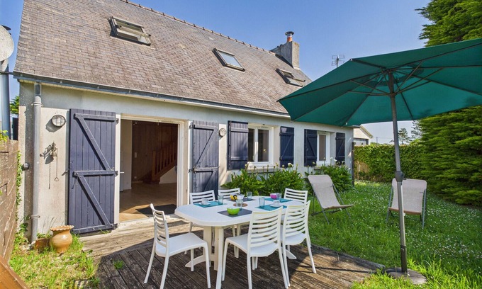 Penmarch Chalet De Esquí | Casa para 6 con jardín, a 900 m de la playa