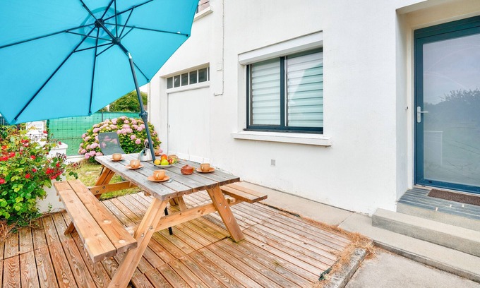 Plobannalec-Lesconil Chalet De Esquí | Casa para 6, Lesconil puerto y playa