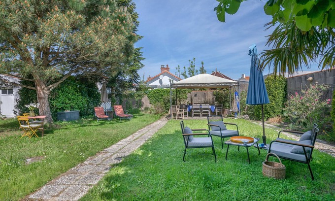 La Bernerie-en-Retz Chalet De Esquí | Casa + jardín a 200 metros del mar en La Bernerie