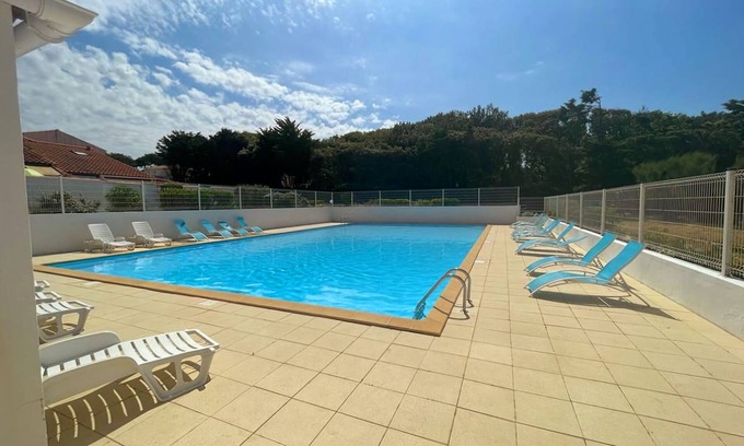 Bourgenay Casa | House in seaside residence with swimming pool