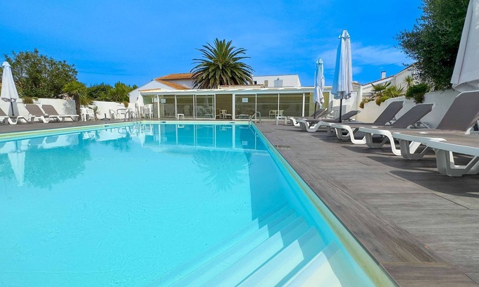 La Couarde-sur-Mer Casa | House in residence close to beaches and shops