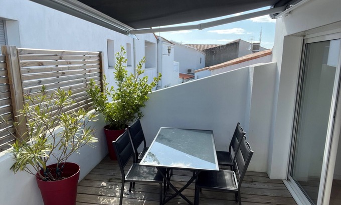 La Tranche-sur-Mer Casa | Casa en el corazón de la ciudad, cerca de la playa. Terraza orientada al sur.