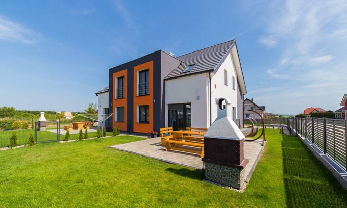gmina Wolin Casa | House KATAMARAN Baltic Sea Sea view Garden Terrace Barbecue W-Lan Playground Fishing