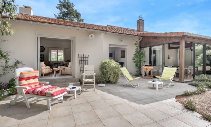 Saint-Brevin-l'Ocean Chalet De Esquí | Casa con jardín para 6 en St Brévin L'Océan