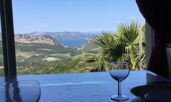 Barbaggio Casa | Casa con vistas a la bahía de Saint Florent