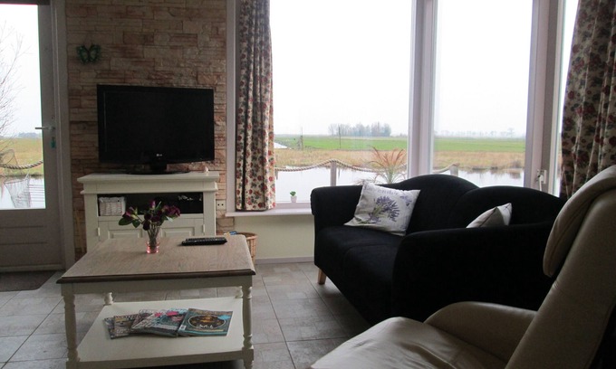 Broek in Waterland Cabaña | Nuevo !! Casa, con excelentes vistas sobre el agua y tierras de cultivo, 10 min a Amsterdam