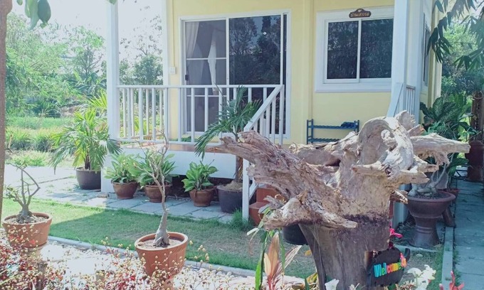 Bang Chalong Casa | Casa con vista al jardín