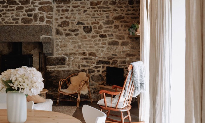 Le Tronchet Casa | Casa-Baño en la habitacion-Familiar-Vista al campo-Maison en Pierre