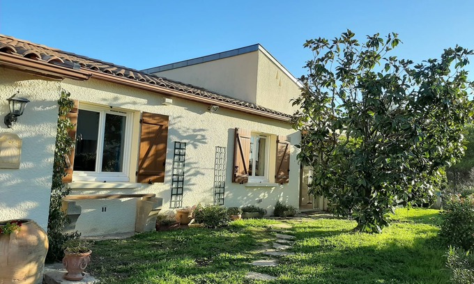 Aiguelongue Casa | Casa con piscina y jardin