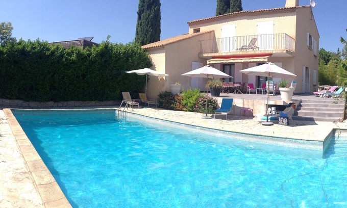 Croix-d'Argent Casa | Casa con piscina y jardín cerca de Montpellier Sur Sea Road