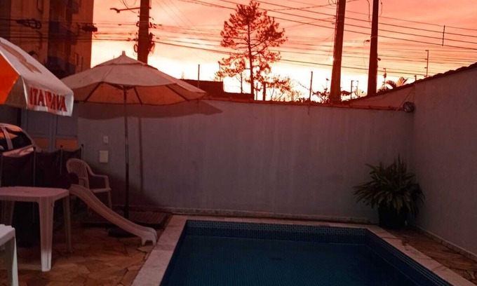 Martim de Sa Casa | Casa con piscina en Caragua Martin de Sá Beach