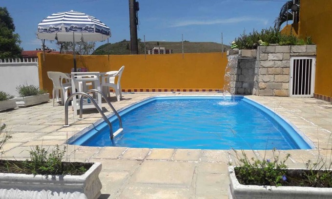Ipiranga Casa | Casa de playa Piscina Martim de Sá en Caraguatatuba 04 habitaciones