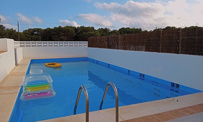 Es Canar Casa | Casa con piscina, jardín, barbacoa, a/a, WiFi, parquing