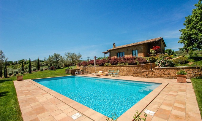 Gradoli Villa | Casa con piscina privada, aire acondicionado y wifi a 500 metros del lago Bolsena. ¡¡Magníficas vistas!!
