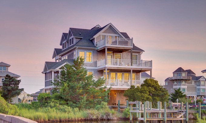 Brigands' Bay Casa | Huge, canal-front home w/private hot tub, WiFi, central AC, washer & dryer, dock
