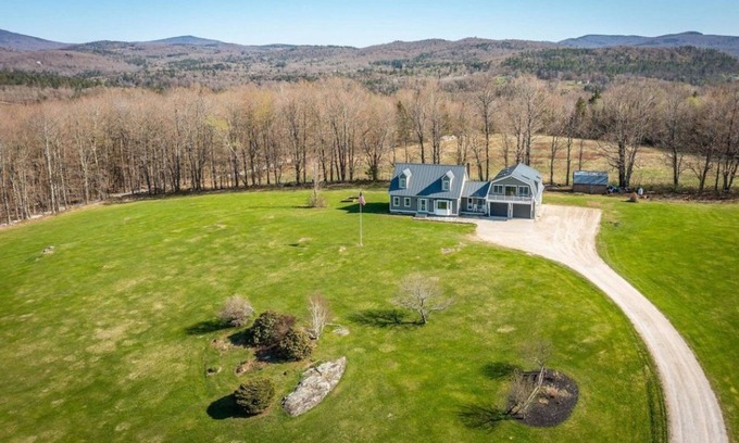 Mount Holly Casa | Huge Modern Estate w/ hot tub, mountain views, minutes to Okemo