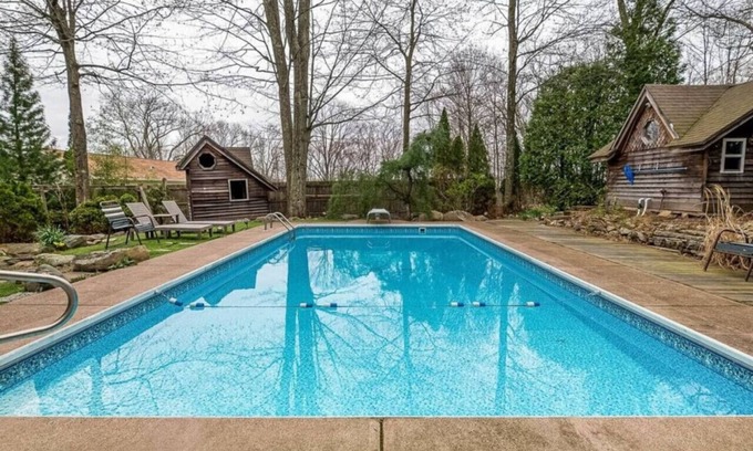 Cresco Casa | Huge Poconos Retreat with a Hot Tub a Heated Pool and close to hiking