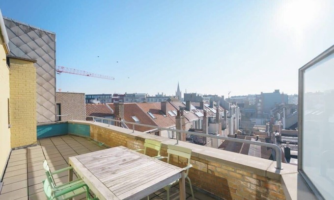 Ostend City Centre Apartamento | Huswell - Penthouse with big terrace and sea view