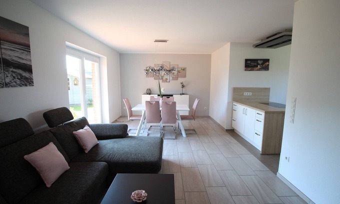 Eilsum Casa | Lirio de agua Huus - elegante bungalow de vacaciones para 6 personas. - Cerca de Greetsiel