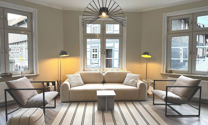 Goslar Apartamento | HyggeLiving | 81 m² | "Smilla" | 55' TV | New*