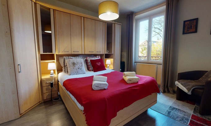 Colmar Centre Ville Cabaña | Gîte-Rue de l'Est-Apartamento-Baño para personas con movilidad reducida-Vista...