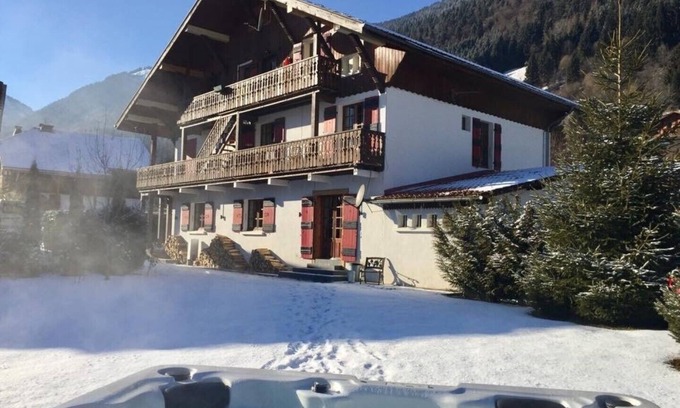 Saint-Jean-dʼAulps Casa | Chalet lujoso de 14 camas en Portes du Soleil