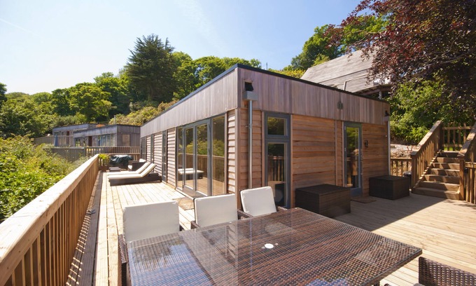 St. Agnes Cabina | Entorno idílico en el lado del valle 500yds a la playa