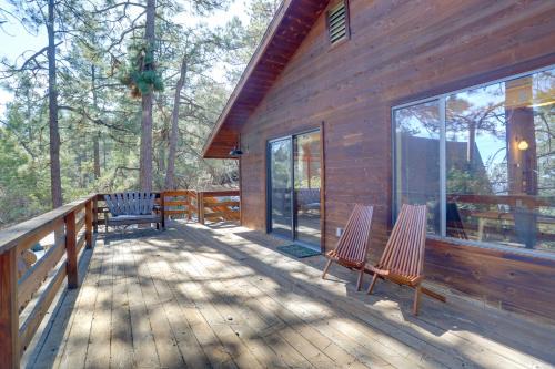 Idyllwild Casa | Idyllwild Cabin with Deck and Tahquitz Peak Views