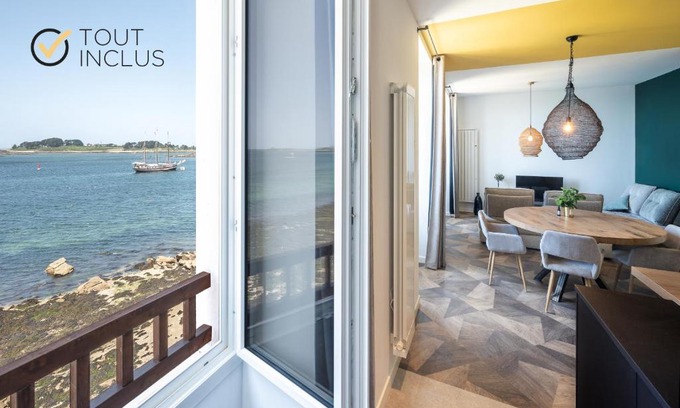 L'Aber Vrac'h Apartamento | ILE STAGADON - Appartement de luxe magnifique vue mer