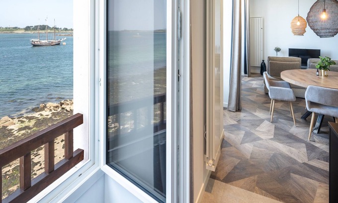 L'Aber Vrac'h Apartamento | STAGADON ISLAND - Beautiful luxury flat with sea view