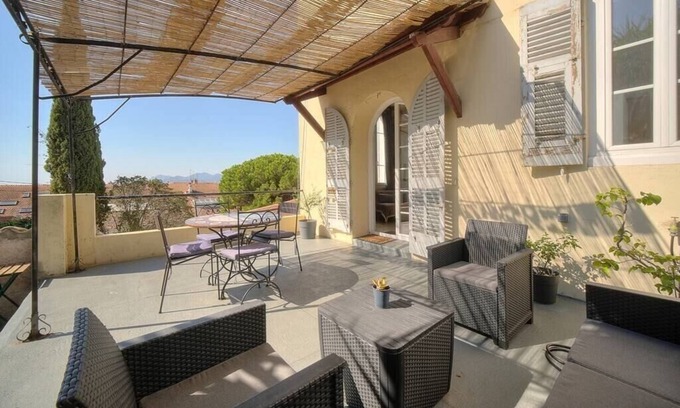 Riou - Petit Juas - Av de Grasse Apartamento | Immogroom - T3 - Garden - Quiet - Air conditioning