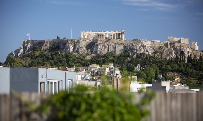 Psirri Apartamento | Impresionante apartamento con impresionantes vistas en el centro de la ciudad de Atenas.