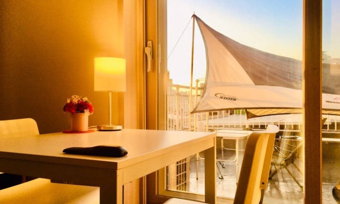 Yongsan-gu Apartamento | En la azotea y patio .. 明洞 (Myeongdong) 南山 (Montaña Namsan con TIENDA, CAMPAMENTO en APT