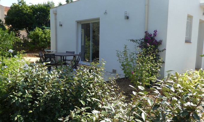 Saint-Aygulf Villa | Entre Cannes y Saint Tropez, pequeña villa con aire acondicionado, 2 dormitorios