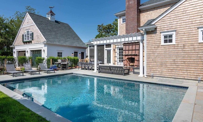 Edgartown Casa | In-Town Modern Colonial Compound With Pool