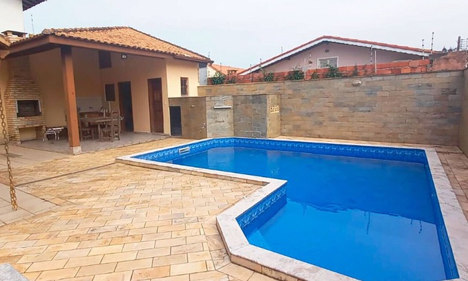 Balneario Florida Casa | Incrível casa c Wi-Fi a 280 m do mar em Peruíbe/SP