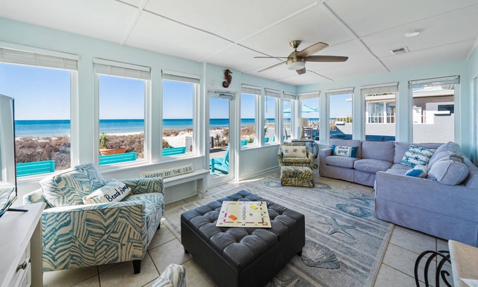 Bahama Beach Casa | Incredible Beach Front House! 6Br / 4.5 Ba. 2 Homes in One!