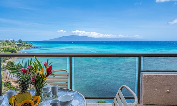Kahana Condominio | Precioso ático frente al mar, aire acondicionado, 3B / 3ba, condominio más grande en Maui / 2700 pies cuadrados!