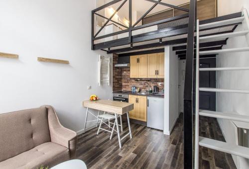 Krzyki Apartamento | Indigo 2 Apartment z antresolą