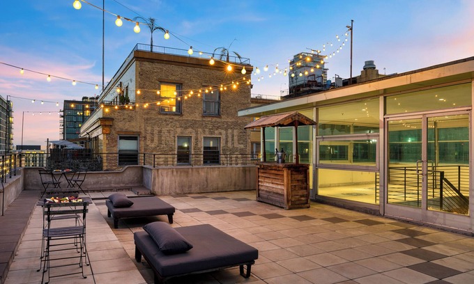 Historic Core Casa | Industrial-Chic DTLA Loft with Rooftop & City Views | Skyline Lofts by AvantStay