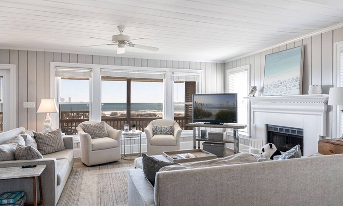 Atlantic Beach Casa | Inhale Exhale Cottage, Oceanfront House, located in Atlantic Beach, NC!