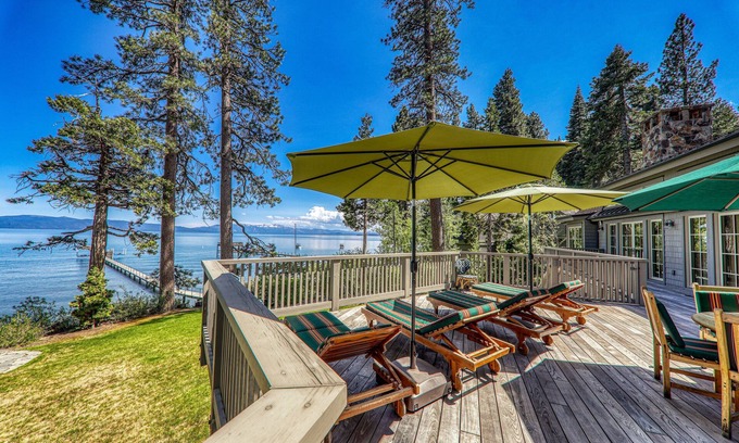 Tahoe Woods Casa | Inspiration Lakefront By Tahoe Getaways - Estate w A/C, Pier and Buoy & Professionally Designed