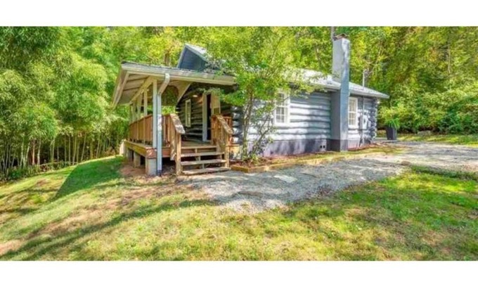 Asheville Cabina | Instaworthy Log Cabin - Dog and EV Friendly